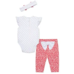 Little Me - Baby Girl Strawberry Bodysuit & Pant Set Discount
