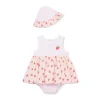 Little Me - Baby Girl Strawberries Popover, Pink Fashion