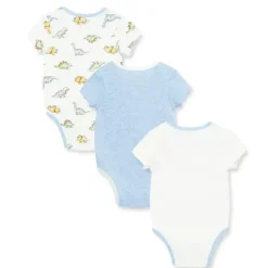 Little Me - Bodys Dinomite 3Pk, Marfim Multi Fashion