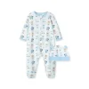 Little Me - Bola e chapéu Dotty Lambs, estampa branca Online
