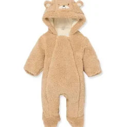 Little Me - carrinho de bebê Fuzzy Bear, bronzeado Fashion