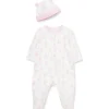 Little Me - Chapéu Joyful Bear Footie, Rosa Best