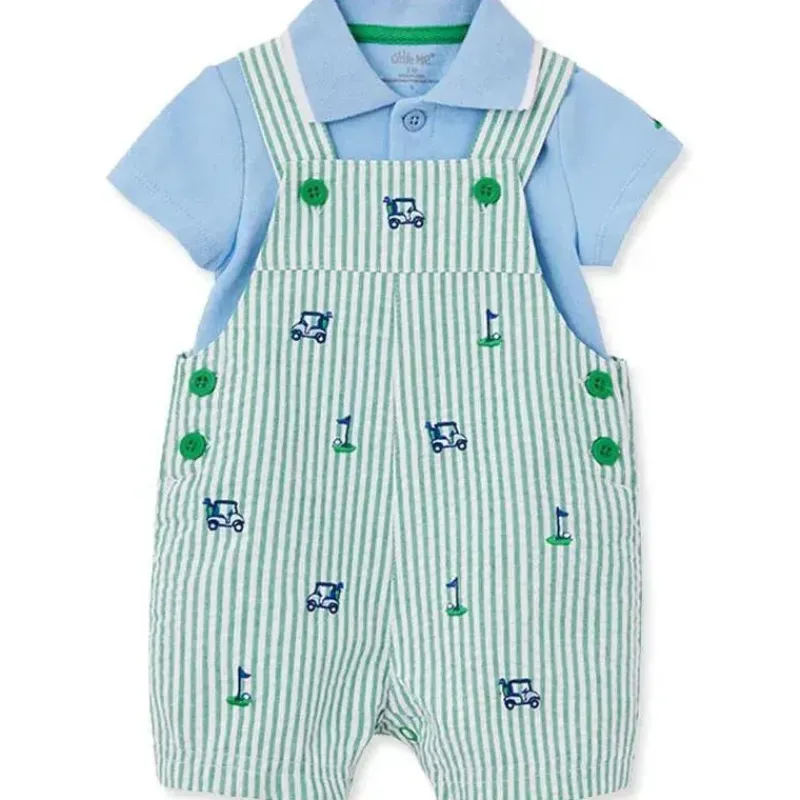 little_me__conjunto_de_be_SKUo1j0fd7U_0.webp Little Me - Conjunto de bermuda de golfe tecido para bebê, verde Hot