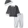Little Me - Conjunto de Cardigan Chalkboard, Cinza Heather Online