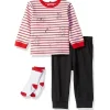 Little Me - Conjunto de corrida para filhotes, Heather Gray Hot