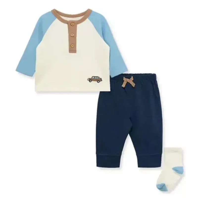 little_me__conjunto_de_jo_SKUhitsKqYc_0.webp Little Me - Conjunto de joggers coloridos para bebês meninos com meias New