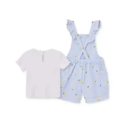 Little Me - Conjunto de jumper de tricô para bebê menina, azul Best