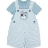 Little Me - Conjunto de malha de algodão macio para filhotes de bebê menino Fashion
