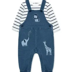 Little Me - Conjunto de macacão de mistura de algodão Baby Boy Safari New