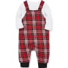Little Me - Conjunto de macacão xadrez, xadrez Discount