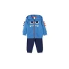 Little Me - Conjunto de Moletom Monstro 2 Peças, Azul Sale