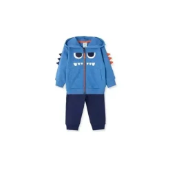 Little Me - Conjunto de Moletom Monstro 2 Peças, Azul Sale