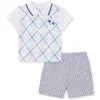 Little Me - Conjunto Polo Curto para Bebê Menino Colocar Cachorrinhos Clearance