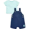 Little Me - Conjunto Shortall Ilha, Azul New