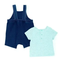 Little Me - Conjunto Shortall Ilha, Azul New