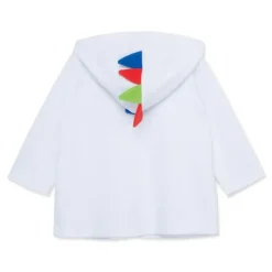 Little Me - Dino Robe Coverup, White Best