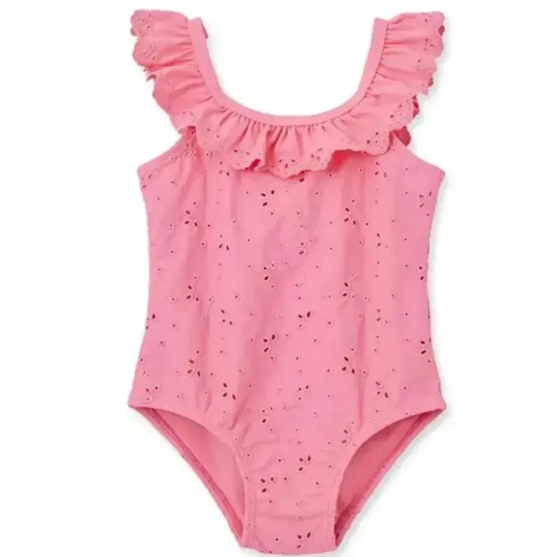 little_me__fato_de_banho__SKU2SyVauln_0.webp Little Me - Fato de banho menina rosa com ilhós Clearance