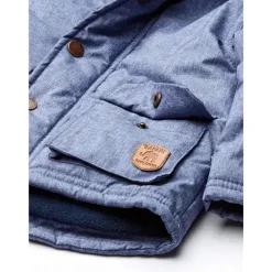 Little Me - Jaqueta Chambray Com Calça, Azul Online