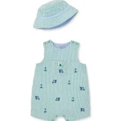 Little Me - Macacão e chapéu de golfe para bebês, verde Online