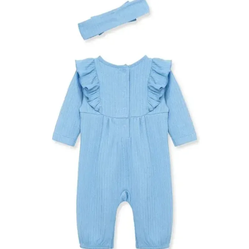 little_me__macaco_e_tiara_SKUyLMwvTMG_1.webp Little Me – Macacão e tiara de malha Pointelle azul para bebê menina Fashion