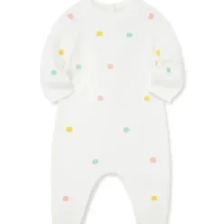 Little Me - Macacão Pastel Dots, Marfim Online