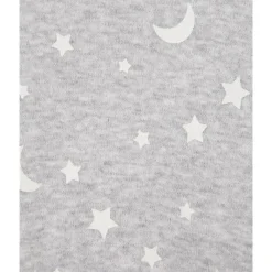 Little Me - Moon &amp; Stars Footie, cinza Sale