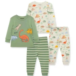 Little Me - 4Pk Baby Boy Dino Pijama Verde Clearance
