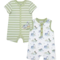 Little Me - 2Pk Baby Boy Dinos Rompers Fashion