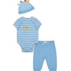 Little Me - 3Pk Baby Boy Dinos Bodysuit & Pant Set Clearance