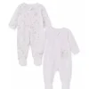Little Me - 2Pk Baby Boys Lucky Pups Footies Best