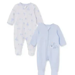 Little Me - 2Pk Baby Boys Magic Safari Footies Sale