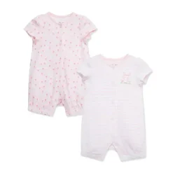 Little Me - 2Pk Baby Girl Romper Tulips Best