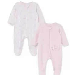 Little Me - 2Pk Baby Girls Bunny Fun Footies Sale