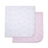 Little Me - 2Pk Cuddly Receiving Blankets Outlet