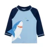 Little Me - Shark Long Sleeve Rashguard, Blue Sale