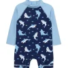 Little Me - Shark Long Sleeve Rashguard Suit Discount