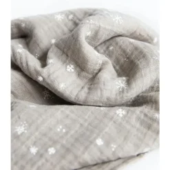 Little Unicorn - Swaddle de musselina de algodão simples, flocos de neve Outlet