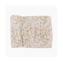 Little Unicorn - Swaddle de musselina de algodão simples, favo de mel New