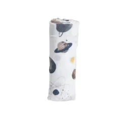 Little Unicorn - Swaddle de musselina de algodão simples, planetário Discount