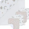 Living Textiles - Conjunto de presente para banho Rainbow Sloth 5Pk Clearance