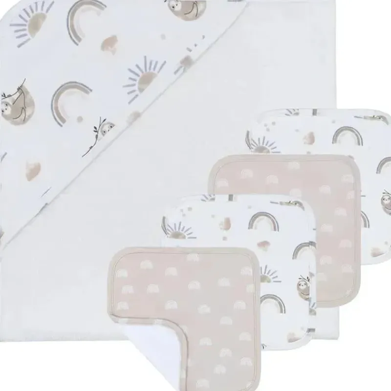 living_textiles__conjunto_SKUNbM5SlKk_0.webp Living Textiles - Conjunto de presente para banho Rainbow Sloth 5Pk Clearance