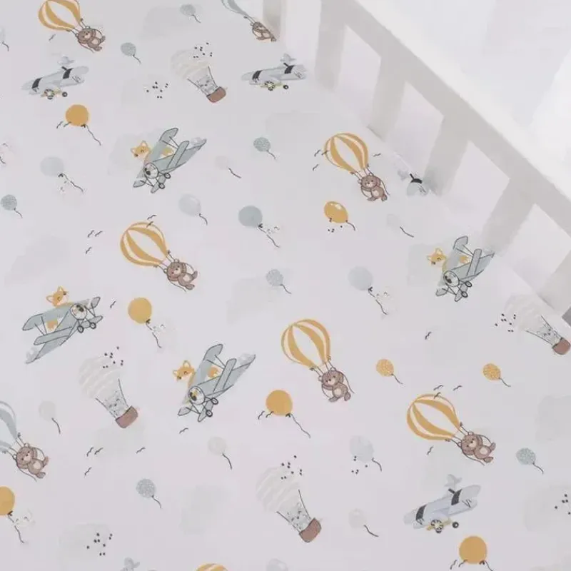 living_textiles__lenol_de_SKU1g9xHV3G_2.webp Living Textiles - Lençol de berço 100% algodão Jersey, para cima e para cima Discount
