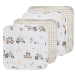 Living Textiles - 5Pc Bath Gift Set, Tractor Ride Discount