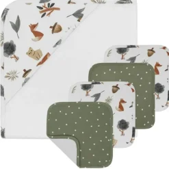 Living Textiles - 5Pk Bath Gift Set, Forest Retreat Sale