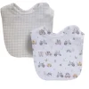 Living Textiles - 2Pk Bib Set, Tractor Ride Discount