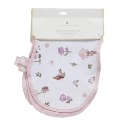 Living Textiles - 2Pk Burp Cloth, Mushroom House Discount