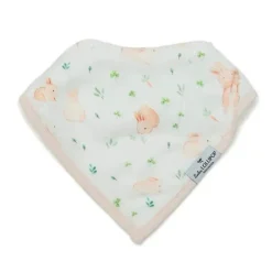 Loulou LOLLIPOP - Bib Set Muslin, Bunny Meadow Clearance