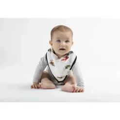 Loulou LOLLIPOP - Bib Set Muslin, Happy Trucks Discount
