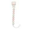 Loulou LOLLIPOP - Clipe de chupeta de silicone Lolli Gem, menta rosa Best