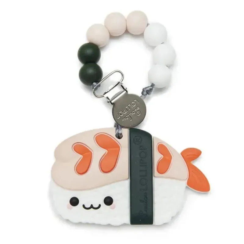 loulou_lollipop__conjunto_SKU30RQeDU3_0.webp Loulou LOLLIPOP - Conjunto de mordedor de silicone, camarão Ebi Discount